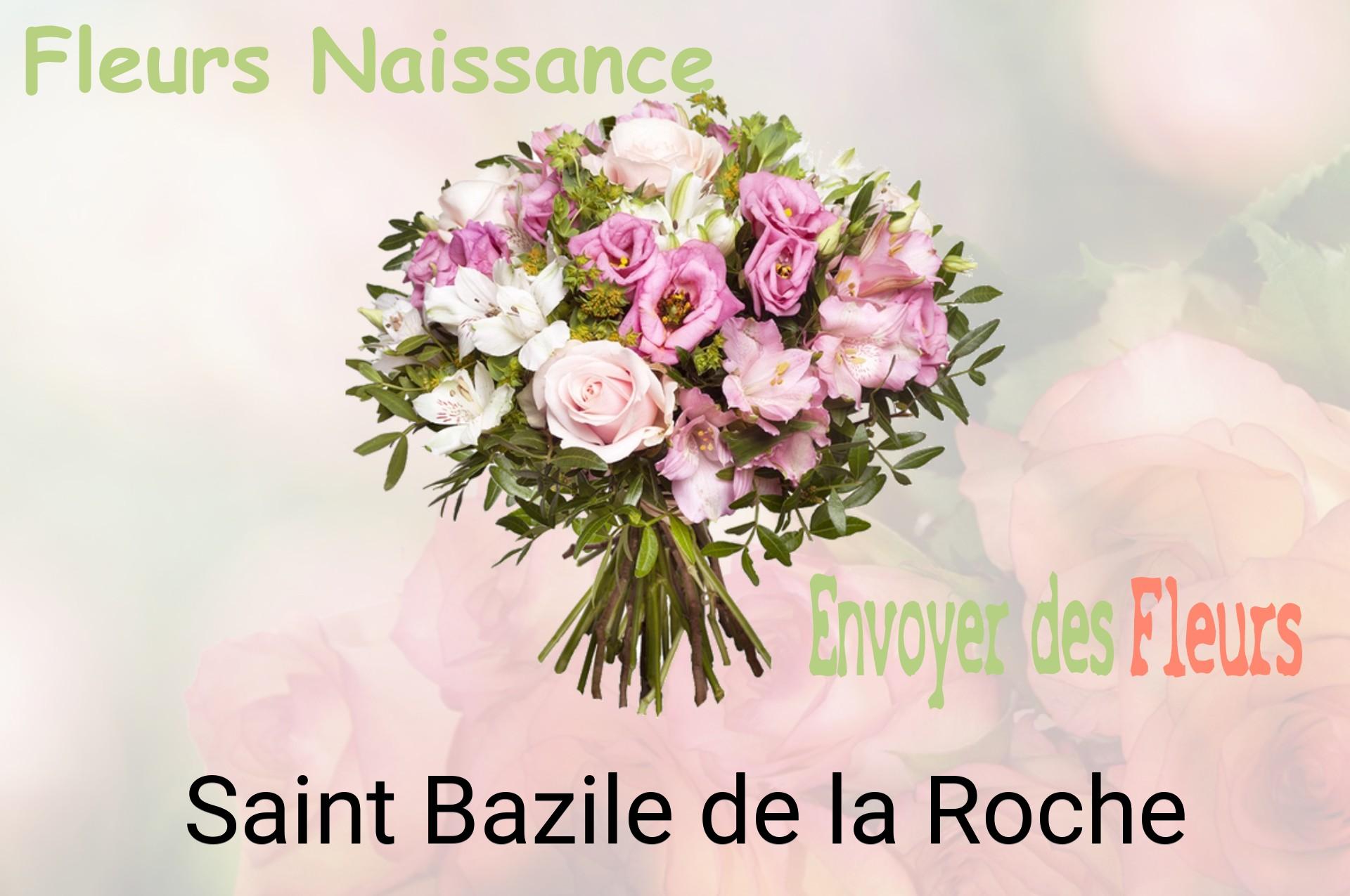 Bouquet de fleurs de naissance livré à Saint-Bazile-de-la-Roche